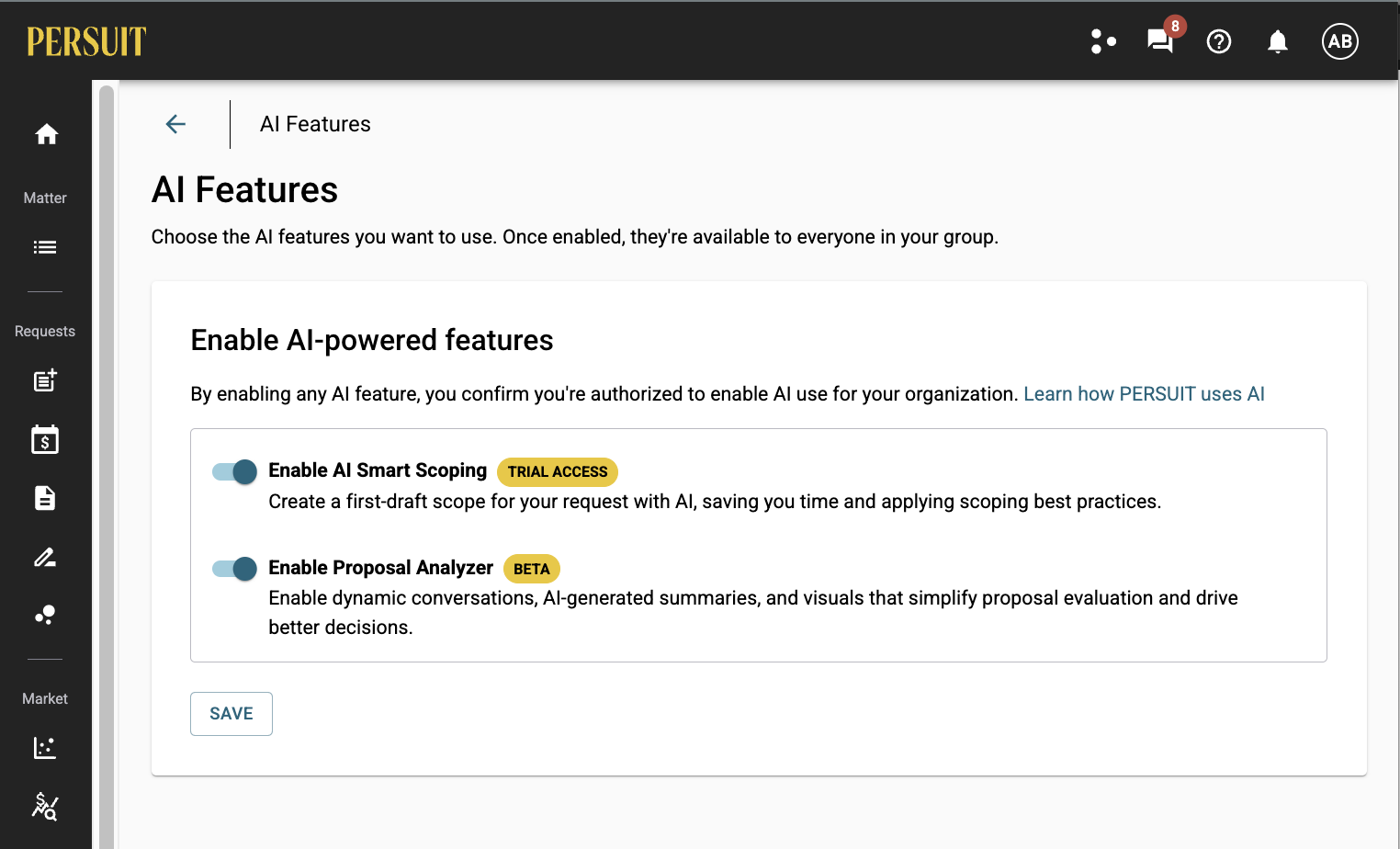 Settings - How To – PERSUIT